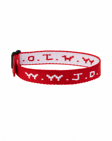 WWJD THROWBACK BRACLET